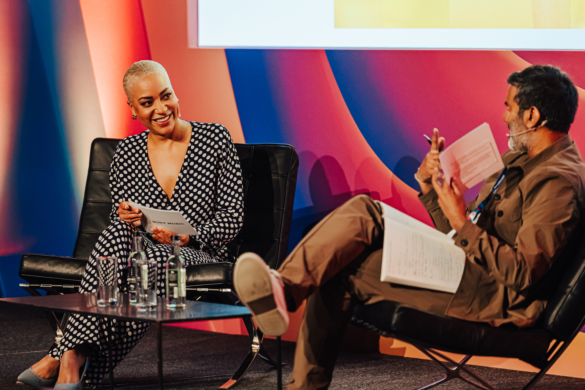 International delegates at The Podcast Show